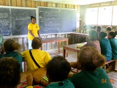 Talking to childeren during public awareness campaign